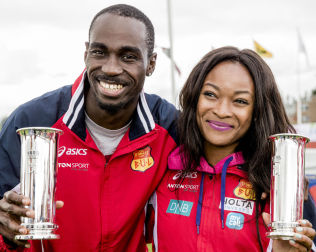  & lt; p & gt; TRAINING PARTNERS: Jaysuma Ndure and Ezinne Okparaebo won both Royal Cup under NM 24 August. Norway's fastest man and woman exercising under the leadership of Olav Magne Tveit & # xE5 ;, and both bets against the athletic -VM next & # xE5; r and Rio Olympics 2016. & lt; / p & gt; 