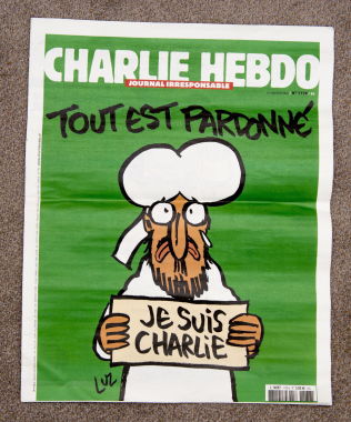  HIT: The f & # XF8; lower number of satire magazine Charlie Hebdo after the terrorist attack in January. Ogs & # xE5; in Norway regarded journalists and manifests as terrorm & # xE5; l PST. 