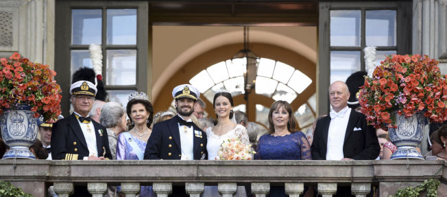  & lt; p & gt; the bride and groom AND PARENTS: King Carl Gustaf, Queen Silvia, Prince Carl Philip, Princess Sofia, Sofia's mother Marie Hellqvist and Sofias father Erik Ellqvist. & lt; / p & gt; 