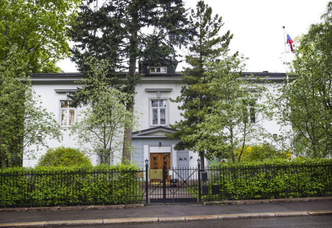 <p>RUSSLANDS AMBASSADE: På Drammensveien 74 i Oslo ligger ambassaden til Russland.</p>