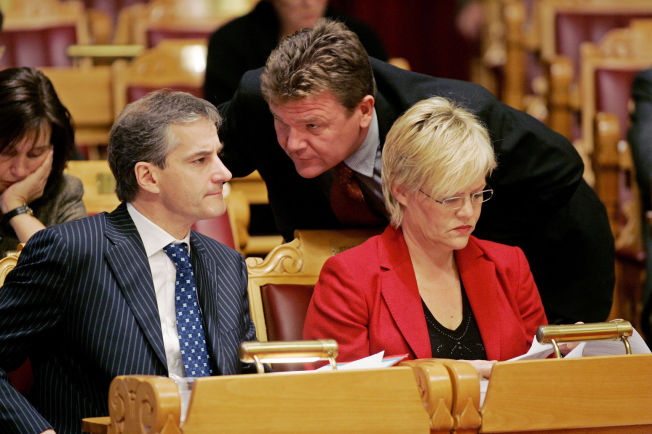  & lt; p & gt; EXCHANGES LAG: & # xD8; ystein Djupedal f & # XF8; laugh not even nostalgia for & # xE5; leaving SV for a more attractive partner. Here's trio p & # xE5; place during the financial debate in Parliament in November 2006, when Jonas Gahr St & # XF8; re (Ap) was foreign minister, Kristin Halvorsen (SV) was finance minister and Djupedal itself was Minister. & # xA0; & lt; br / & gt; & lt; / p & gt; 