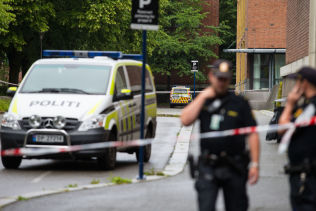 FUNN: En bombelignende gjenstand er funnet på området til Universitetet i Oslo på Blindern onsdag morgen.