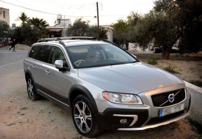 CAR: This is the car, a newer Volvo, as the  three Norwegians reportedly would fetch p & #  xE5; Cyprus. Photo: HARALD HENDEN, VG