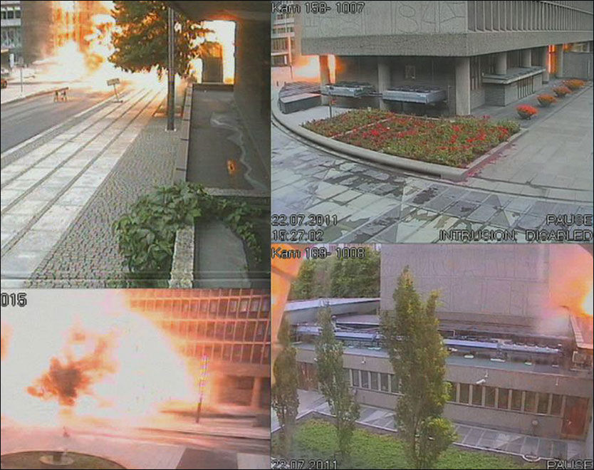 Her sprenger Breiviks bombe i Regjeringskvartalet ...