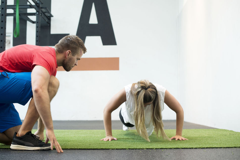 Tre øvelser På Veien Mot å Klare Push Ups Vektklubb 