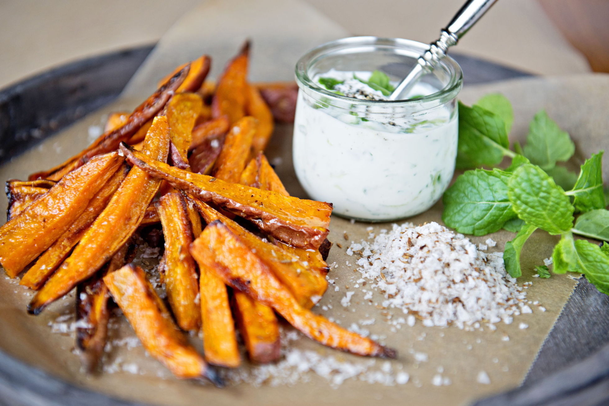 Stekt Søtpotet Fries