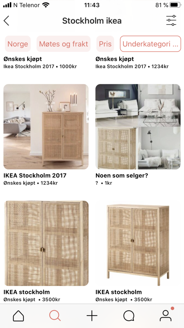 Hypet Ikea Skap Utgar Selges Brukt For Dobbel Pris Minmote No Norges Storste Moteside